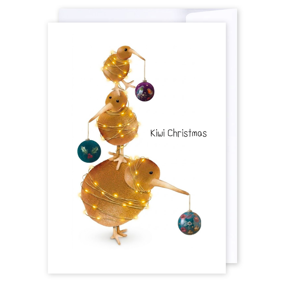 Stacked Christmas kiwis