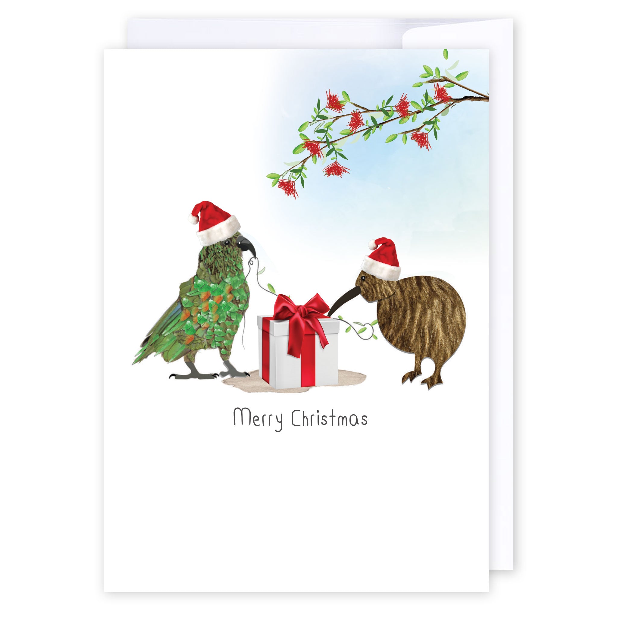 Christmas Kea And Kiwi