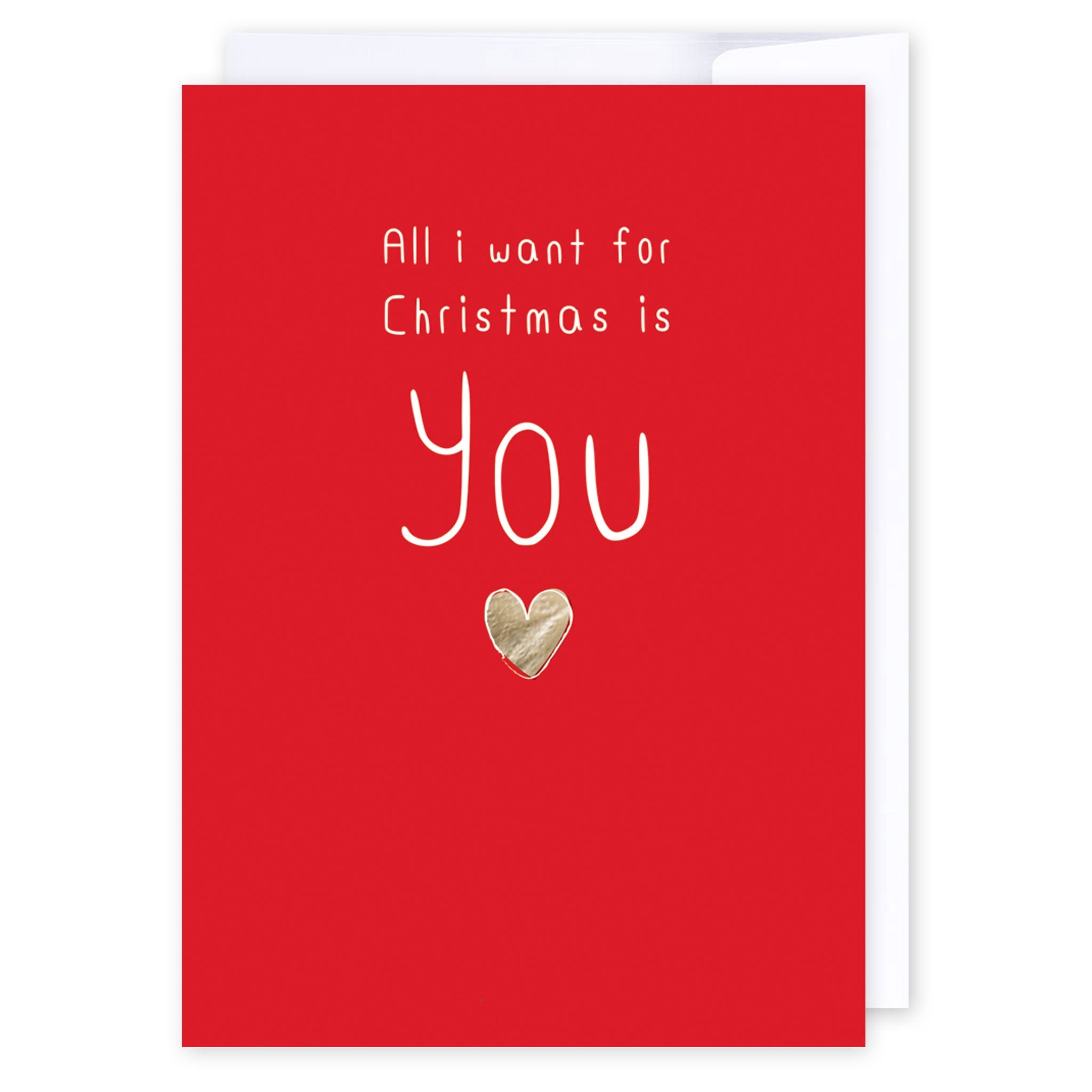 All I want for Christmas: NZ Made Greeting Card, Christmas, , by Icandy Design Ltd