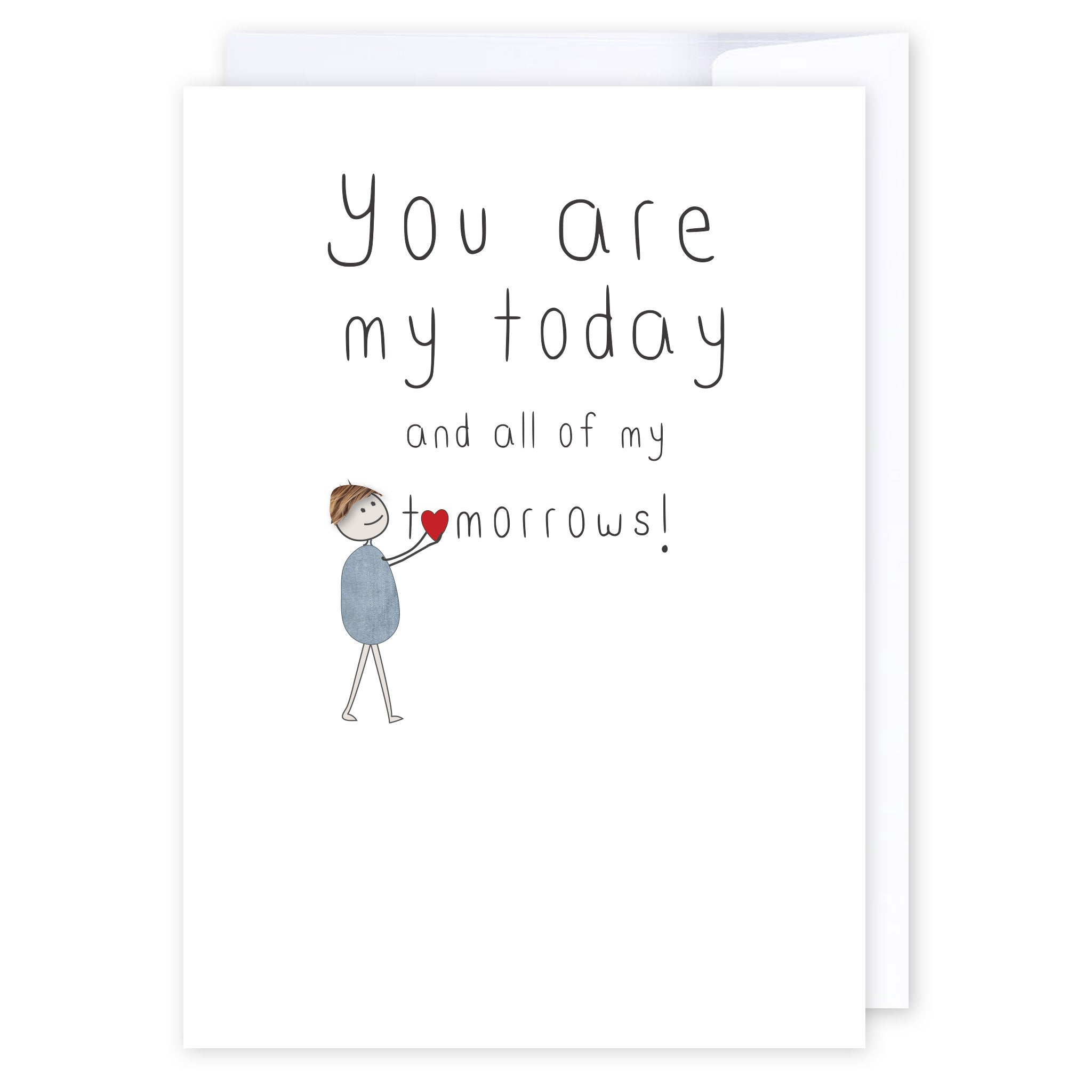 All of my tomorrows: NZ Made Greeting Card, Love, , by Icandy Design Ltd