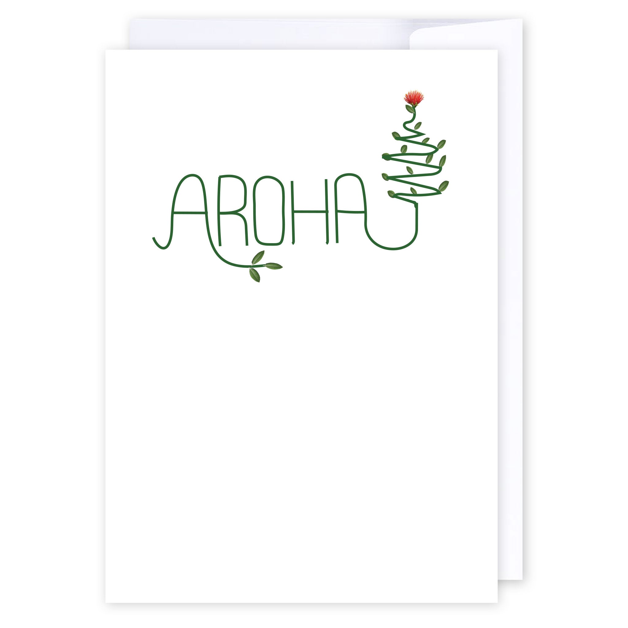 Aroha Christmas: NZ Made Greeting Card, Christmas, Kiwiana, by Icandy Design Ltd