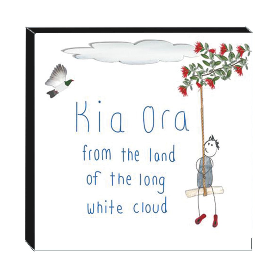 Art Block - Kia Ora: NZ Made Greeting Card, , , by Icandy Design Ltd