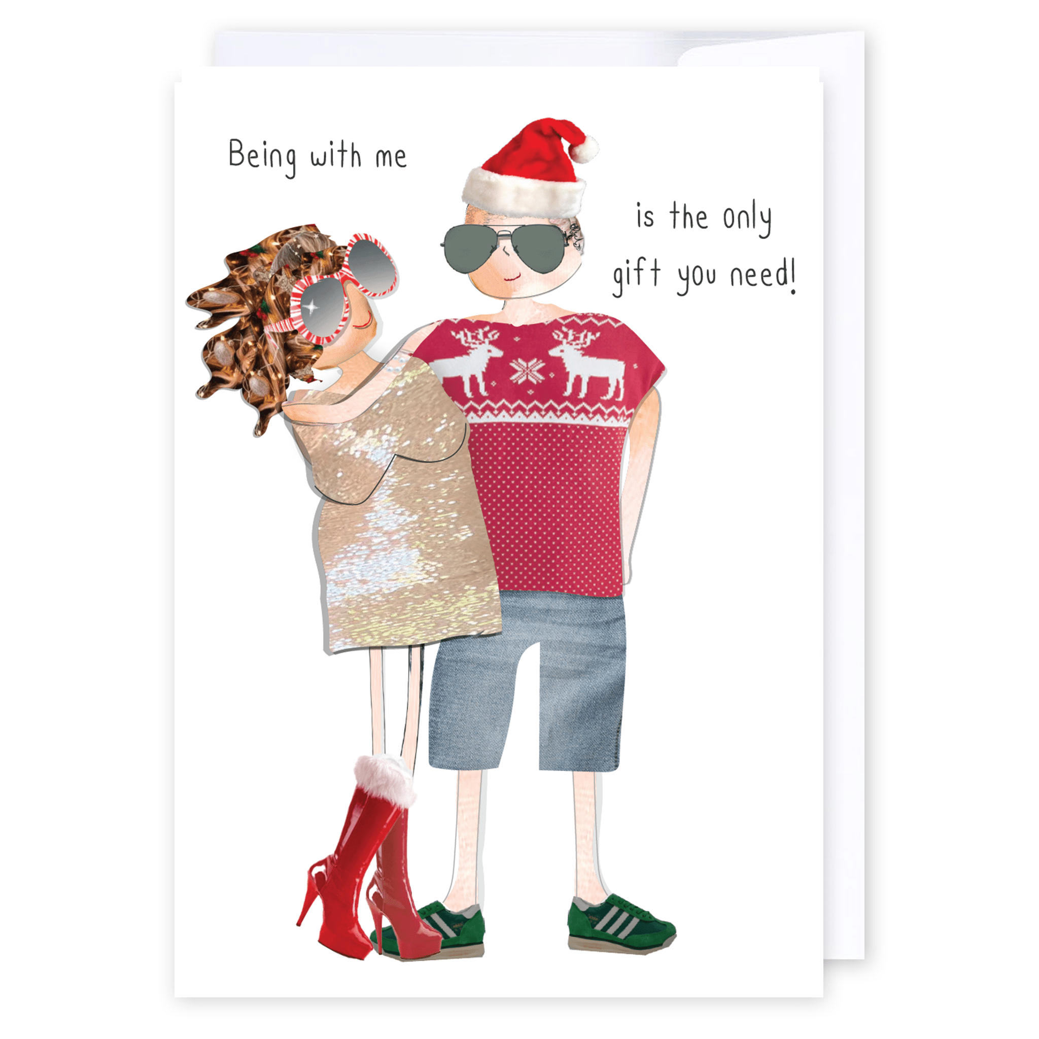 Being with Me: NZ Made Greeting Card, Christmas, Hilda & Co., New by iCandy Publishing
