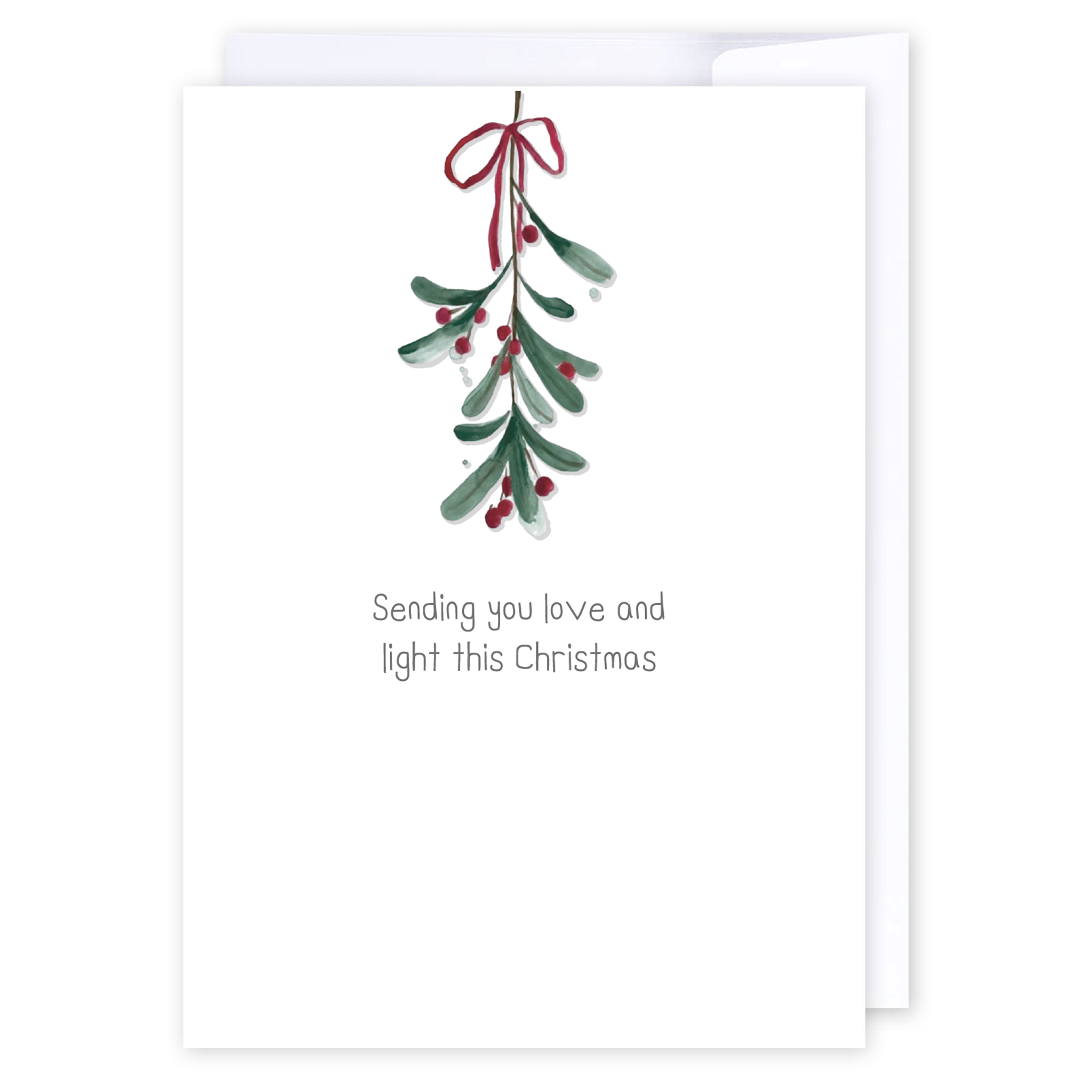 Christmas Love and Light: NZ Made Greeting Card, Christmas, Lisa&