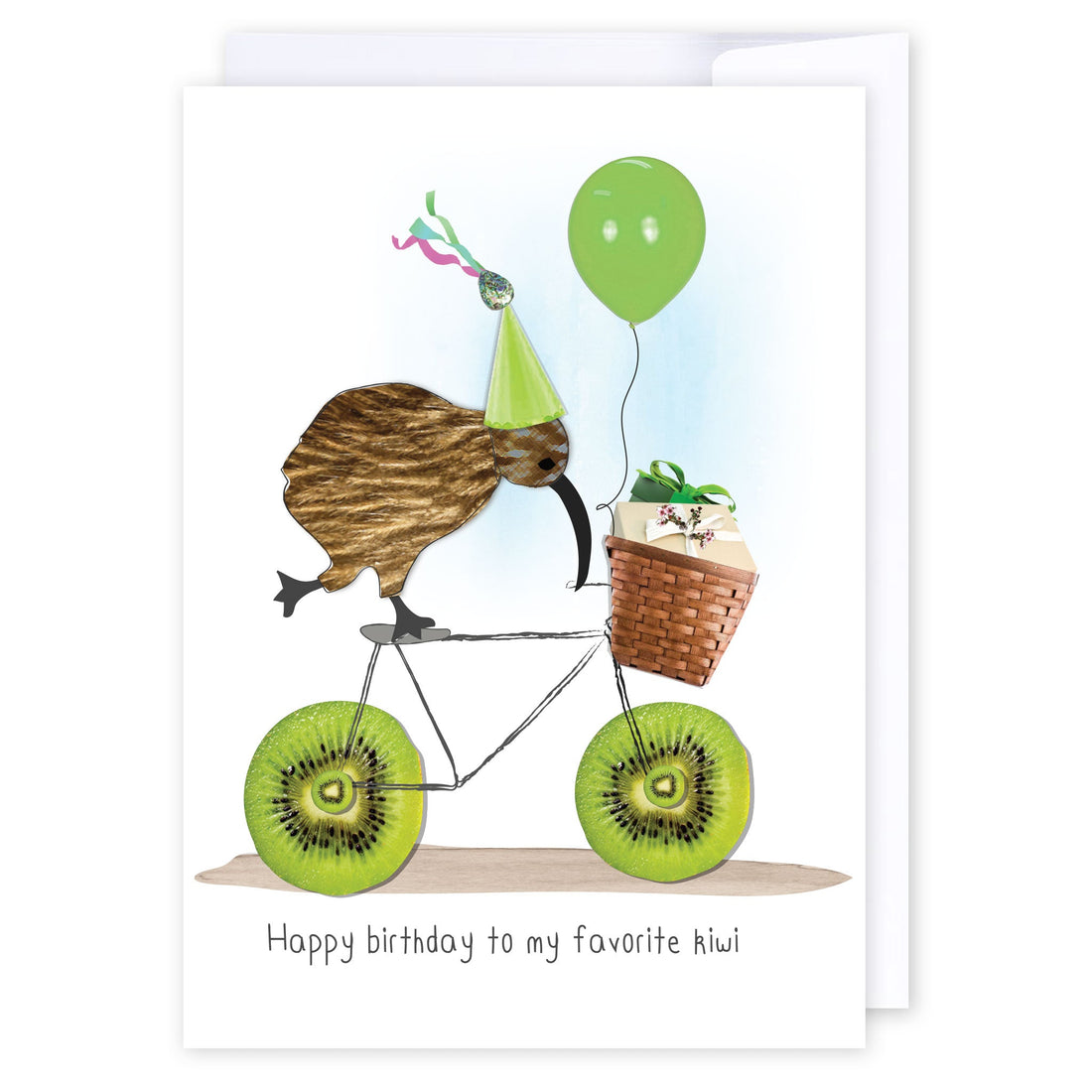 Favourite Kiwi: NZ Made Greeting Card, Best sellers, Birthday, Jandal & Ink by iCandy Publishing