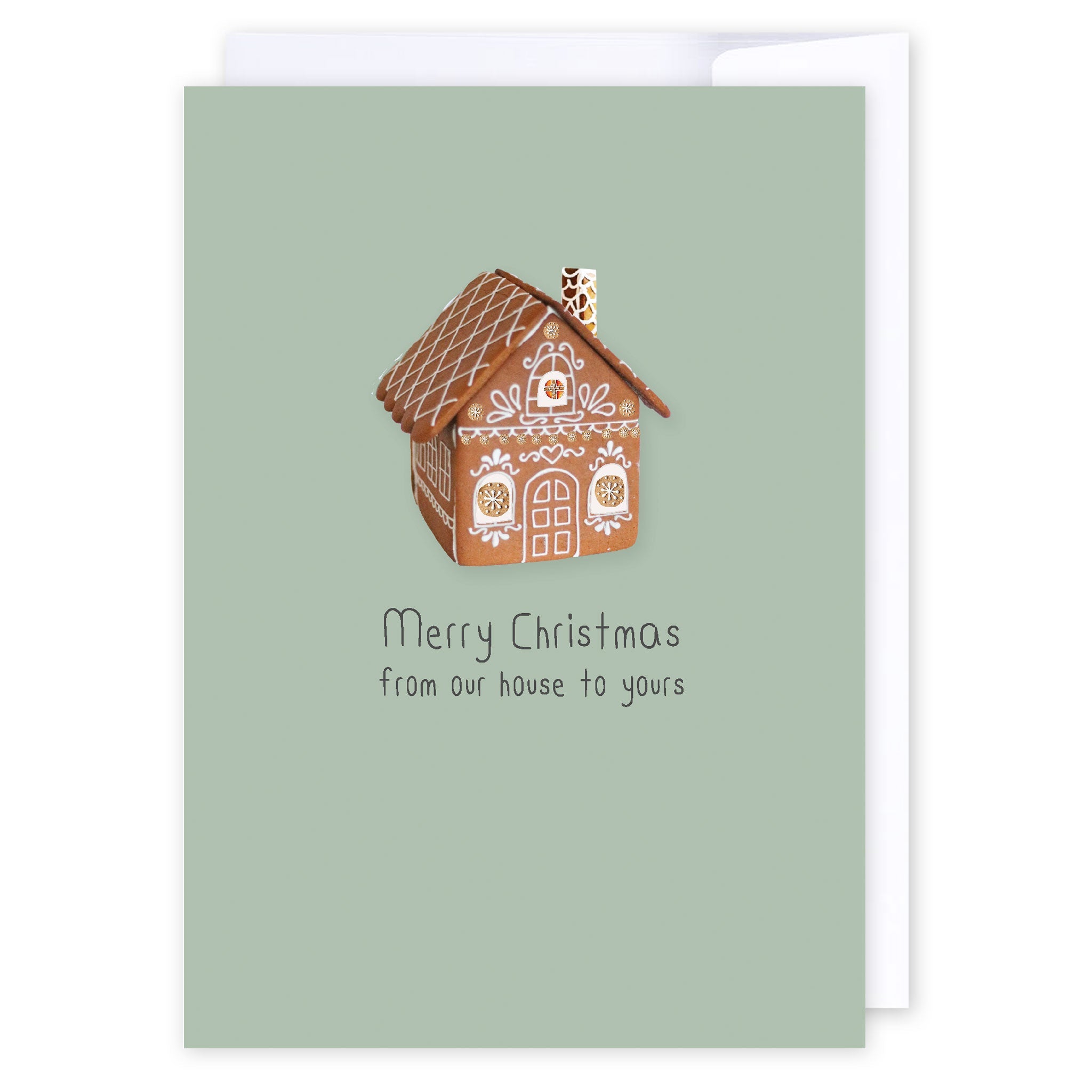 From our house to yours: NZ Made Greeting Card, Christmas, Clearance, by Icandy Design Ltd