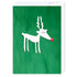 Green Rudolf: NZ Made Greeting Card, Christmas, , by iCandy Publishing