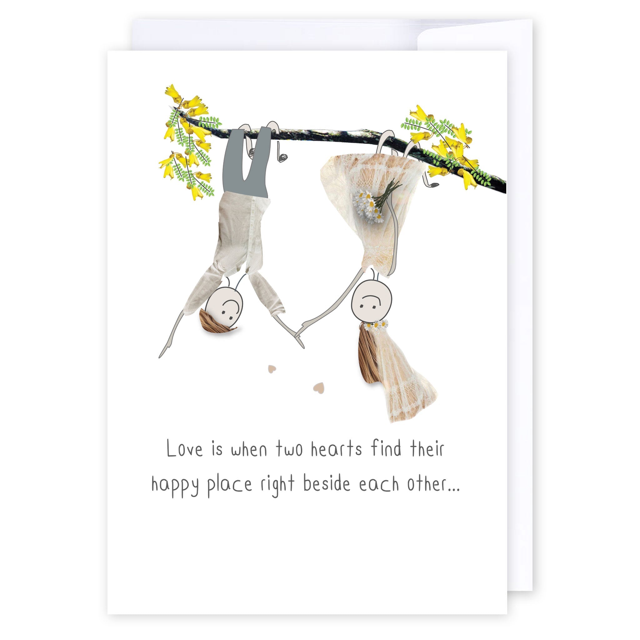 Happy place: NZ Made Greeting Card, Love, New, Wedding by iCandy Publishing