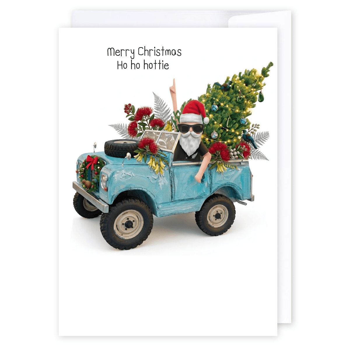 Ho Ho Hottie: NZ Made Greeting Card, Christmas, Hilda & Co., New by iCandy Publishing