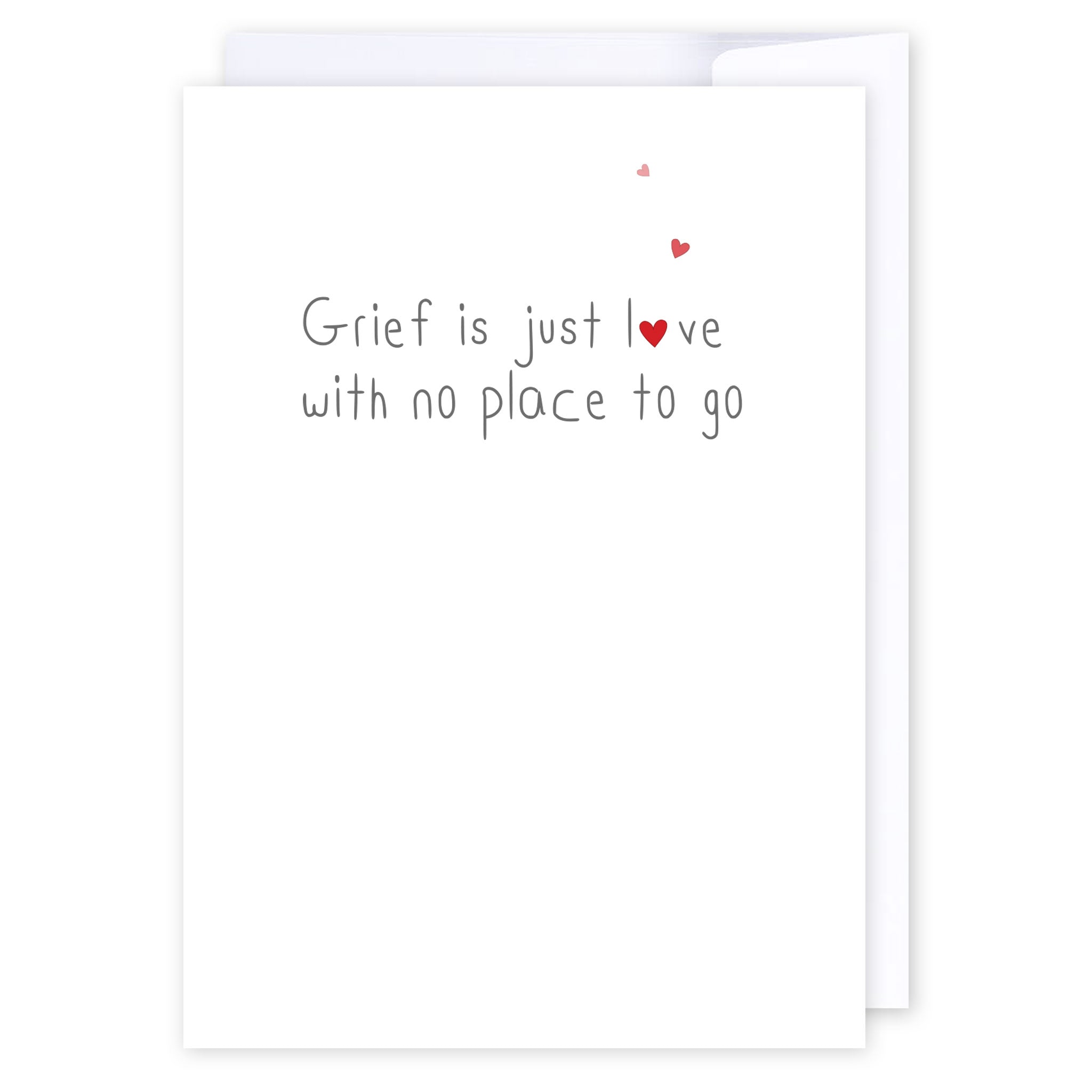 Love with no place to go: NZ Made Greeting Card, Sympathy, , by Icandy Design Ltd