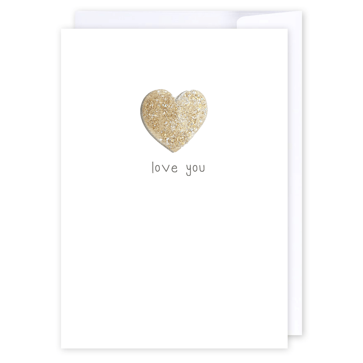 Love you heart: NZ Made Greeting Card, Anniversary, Lisa's letters, Love by iCandy Publishing