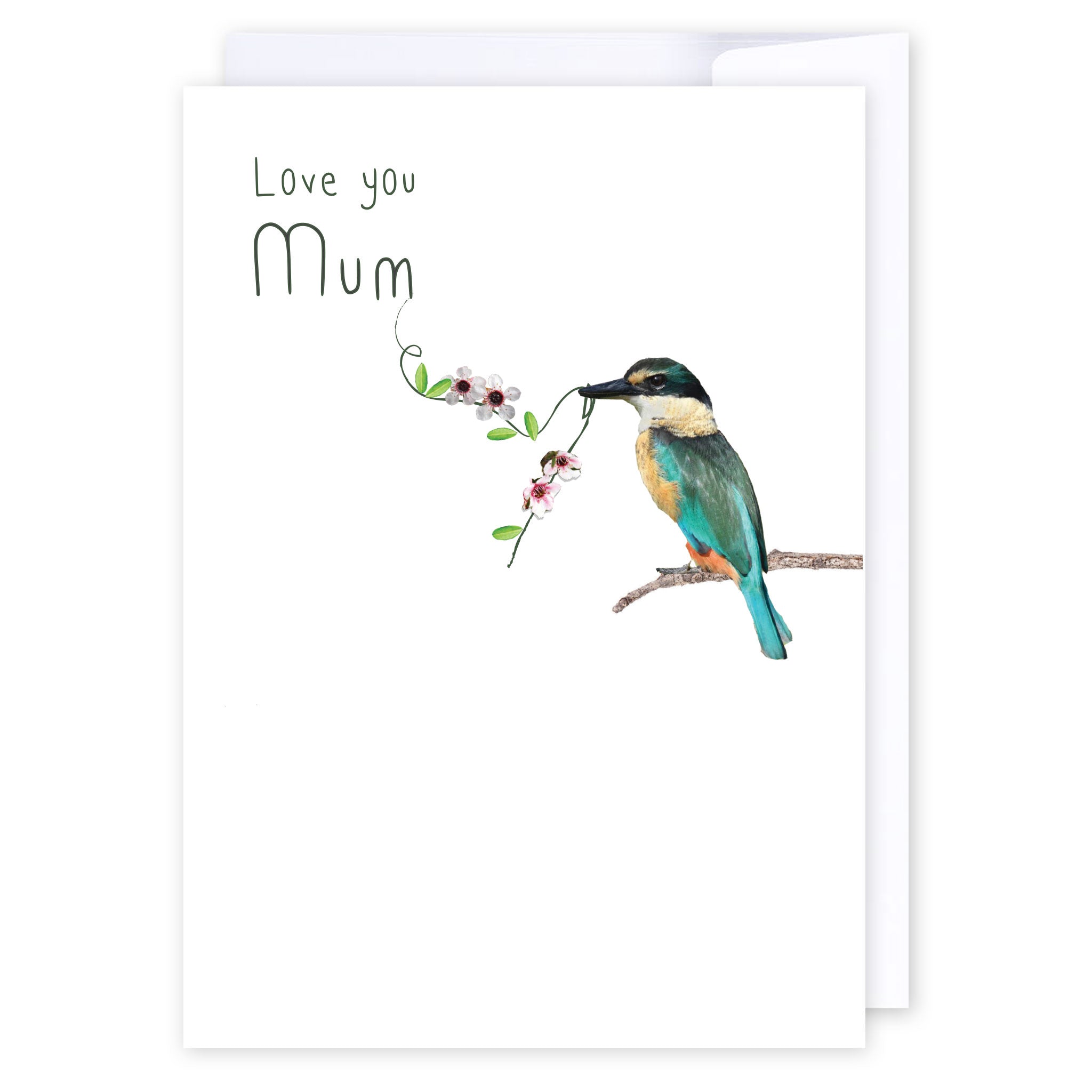 Love you Mum: NZ Made Greeting Card, Birthday, Kiwiana, Mums by Icandy Design Ltd
