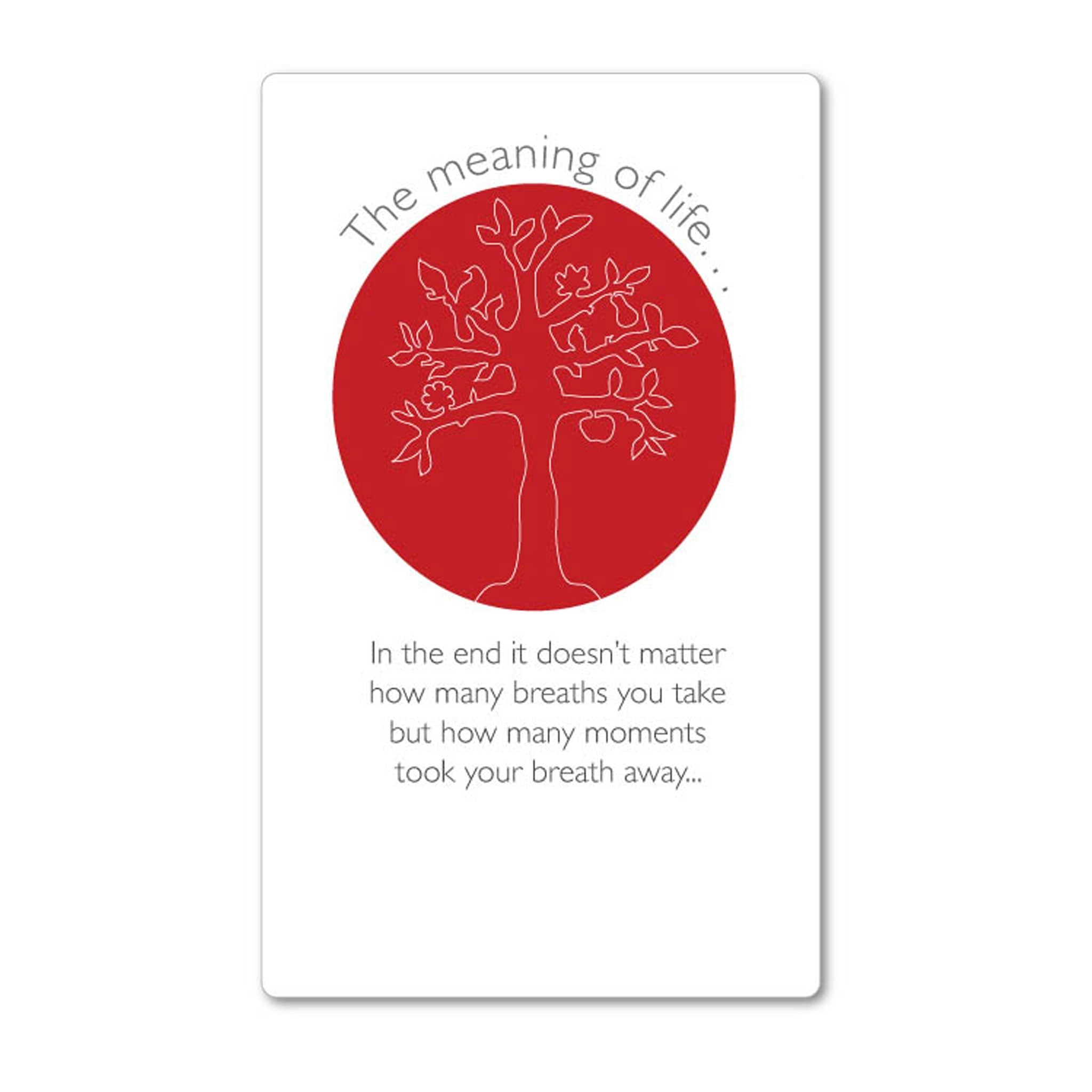 Magnet - The meaning of life: NZ Made Greeting Card, , , by Icandy Design Ltd