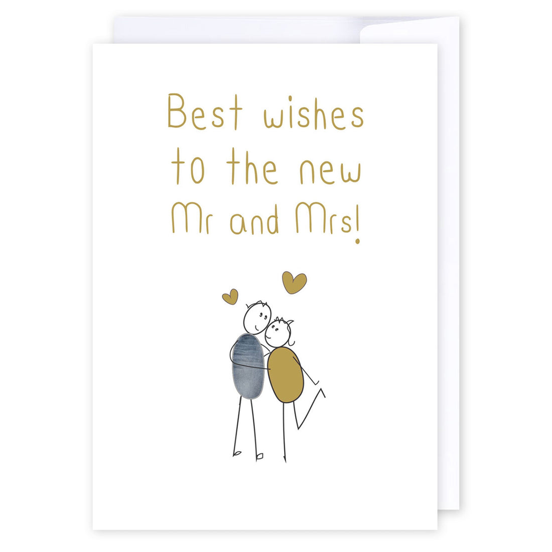 Mr and Mrs: NZ Made Greeting Card, Lisa&