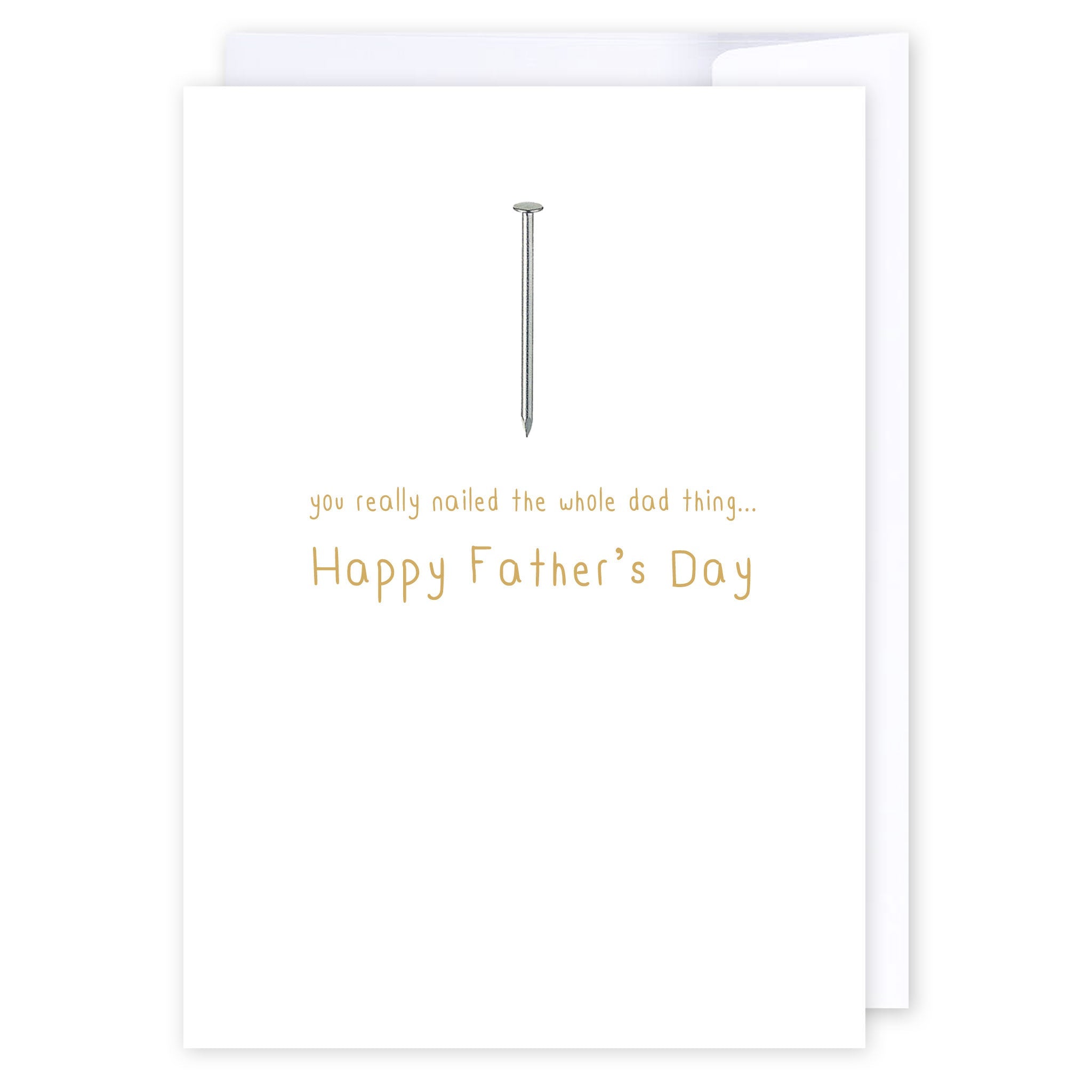 Nailed the whole dad thing: NZ Made Greeting Card, Father&