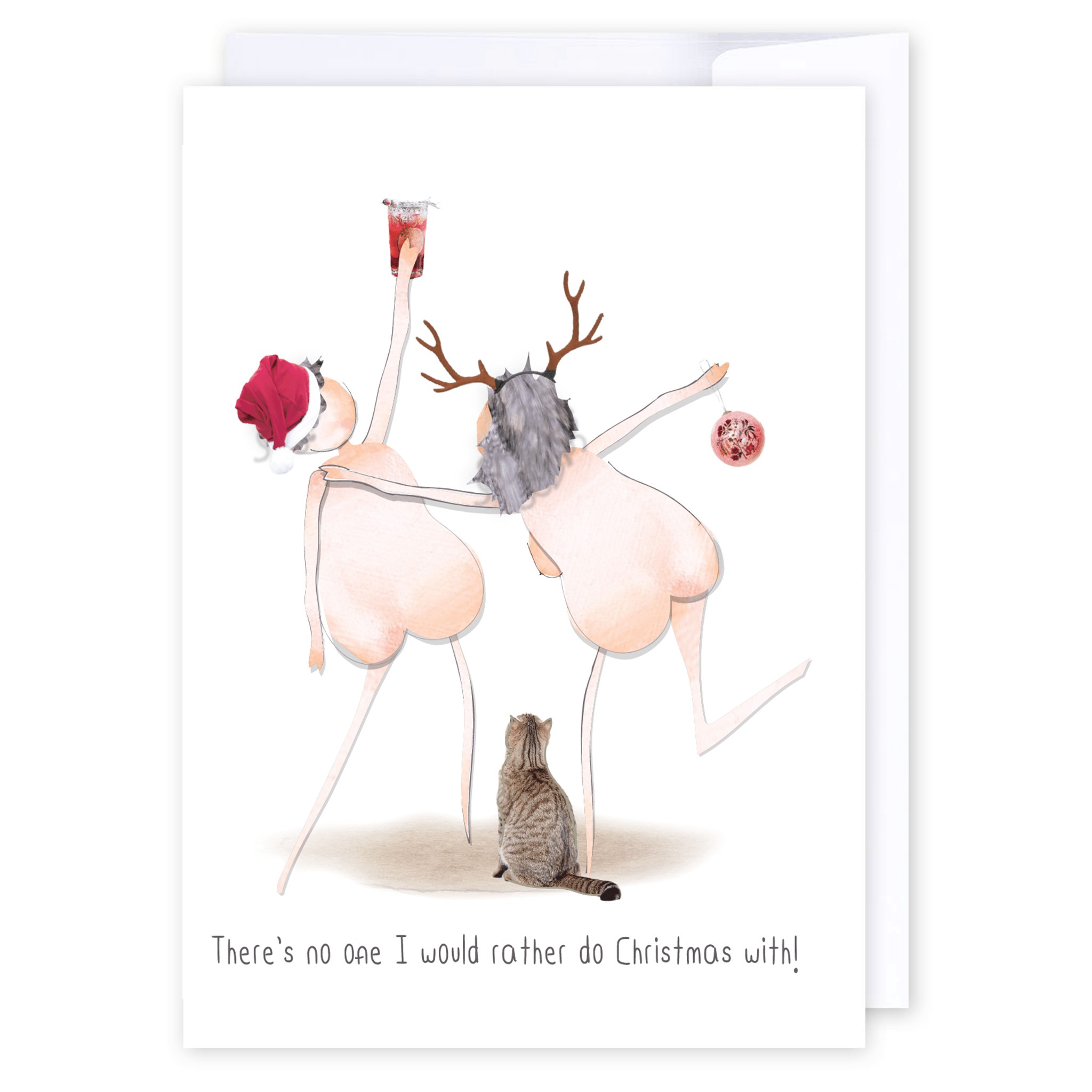 No - one I Would Rather Do Christmas With: NZ Made Greeting Card, Christmas, Hilda & Co., New by iCandy Publishing