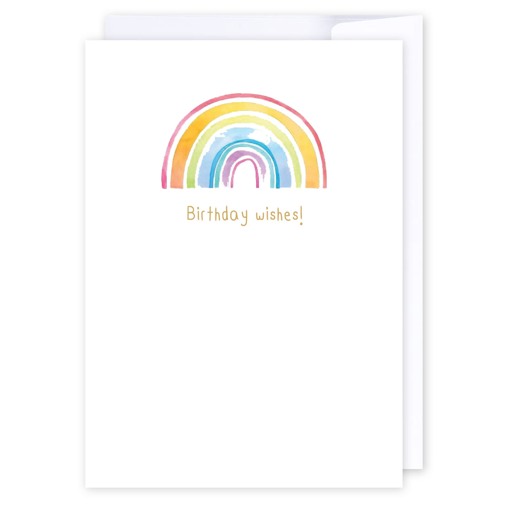 Rainbow wishes: NZ Made Greeting Card, Birthday, Clearance, For Kids by Icandy Design Ltd