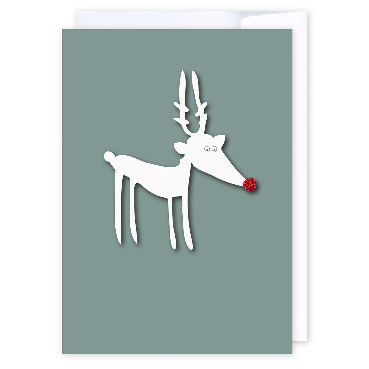 Rudolph: NZ Made Greeting Card, Christmas, , by iCandy Publishing