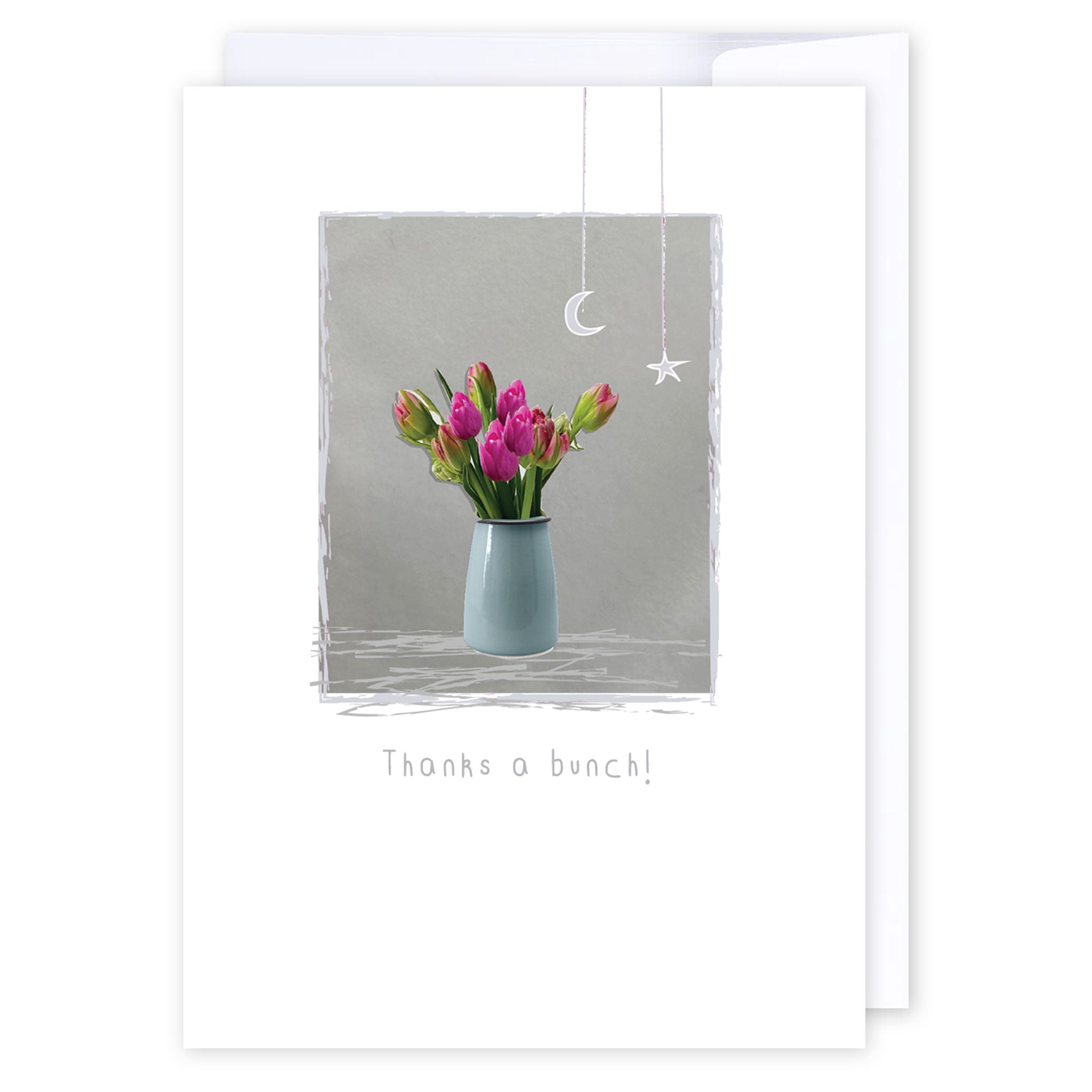 Thanks a bunch: NZ Made Greeting Card, Appreciation, Clearance, by Icandy Design Ltd