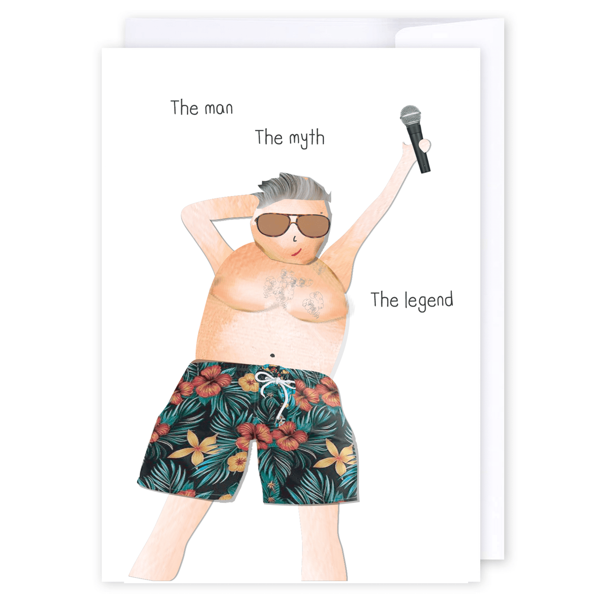 The Legend: NZ Made Greeting Card, Dads, Encouragement, For Him by iCandy Publishing
