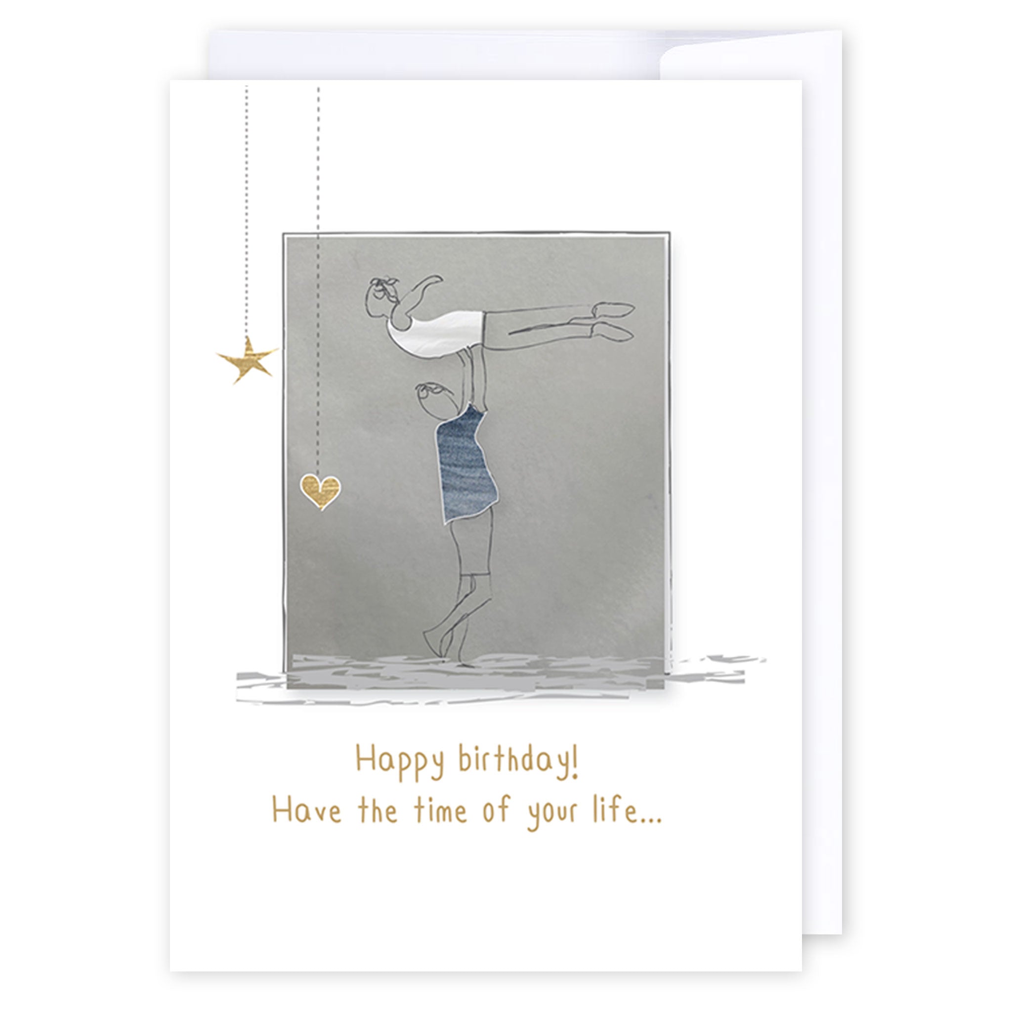 Time of your life: NZ Made Greeting Card, Birthday, Clearance, by Icandy Design Ltd