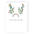 Tis The Season Antlers: NZ Made Greeting Card, Christmas, Kiwiana, by iCandy Publishing