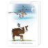 To The Moon And Back Cow: NZ Made Greeting Card, Jandal & Ink, Kiwiana, Love by iCandy Publishing