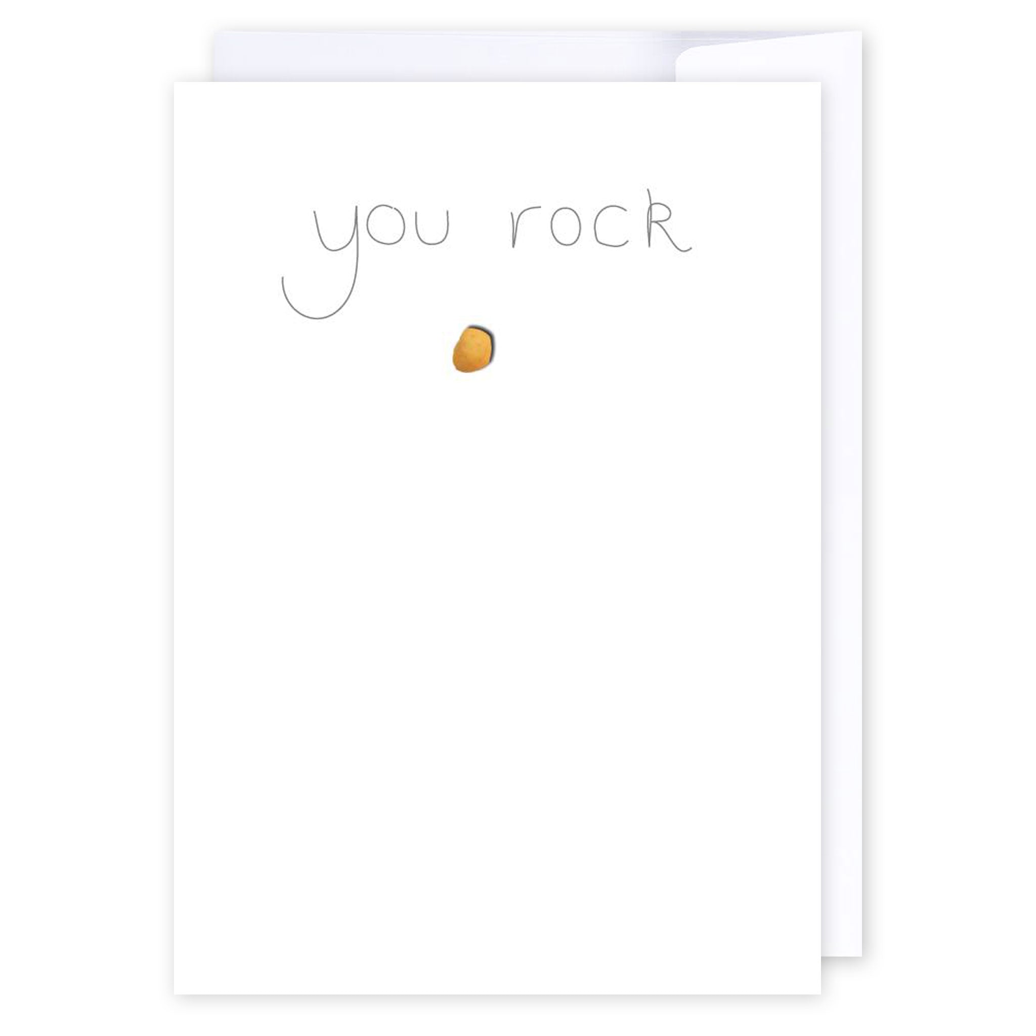 You rock: NZ Made Greeting Card, Clearance, Compliments, by Icandy Design Ltd