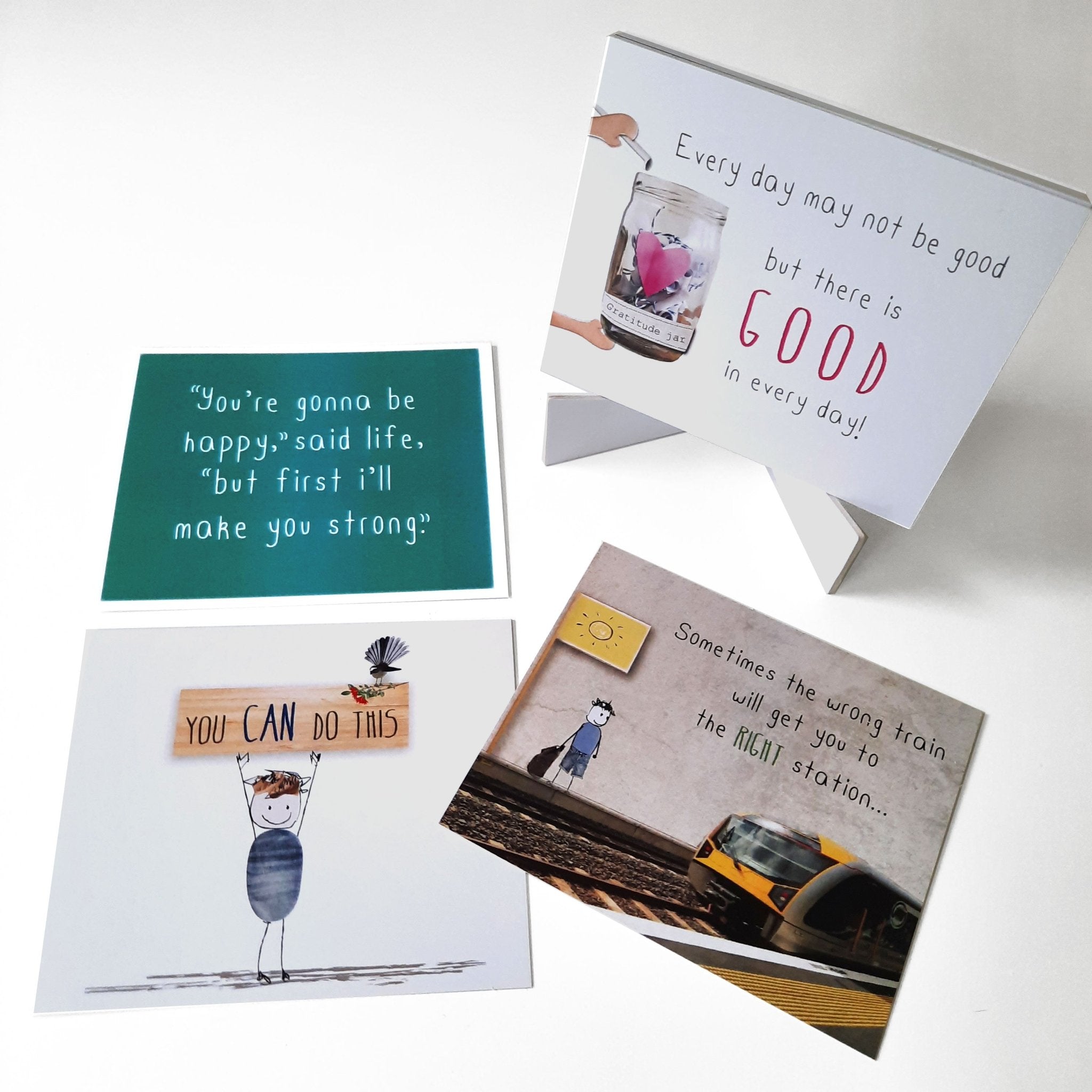 Everyday Inspiration Positivity Pack: NZ Made Greeting Card, , , by Icandy Design Ltd
