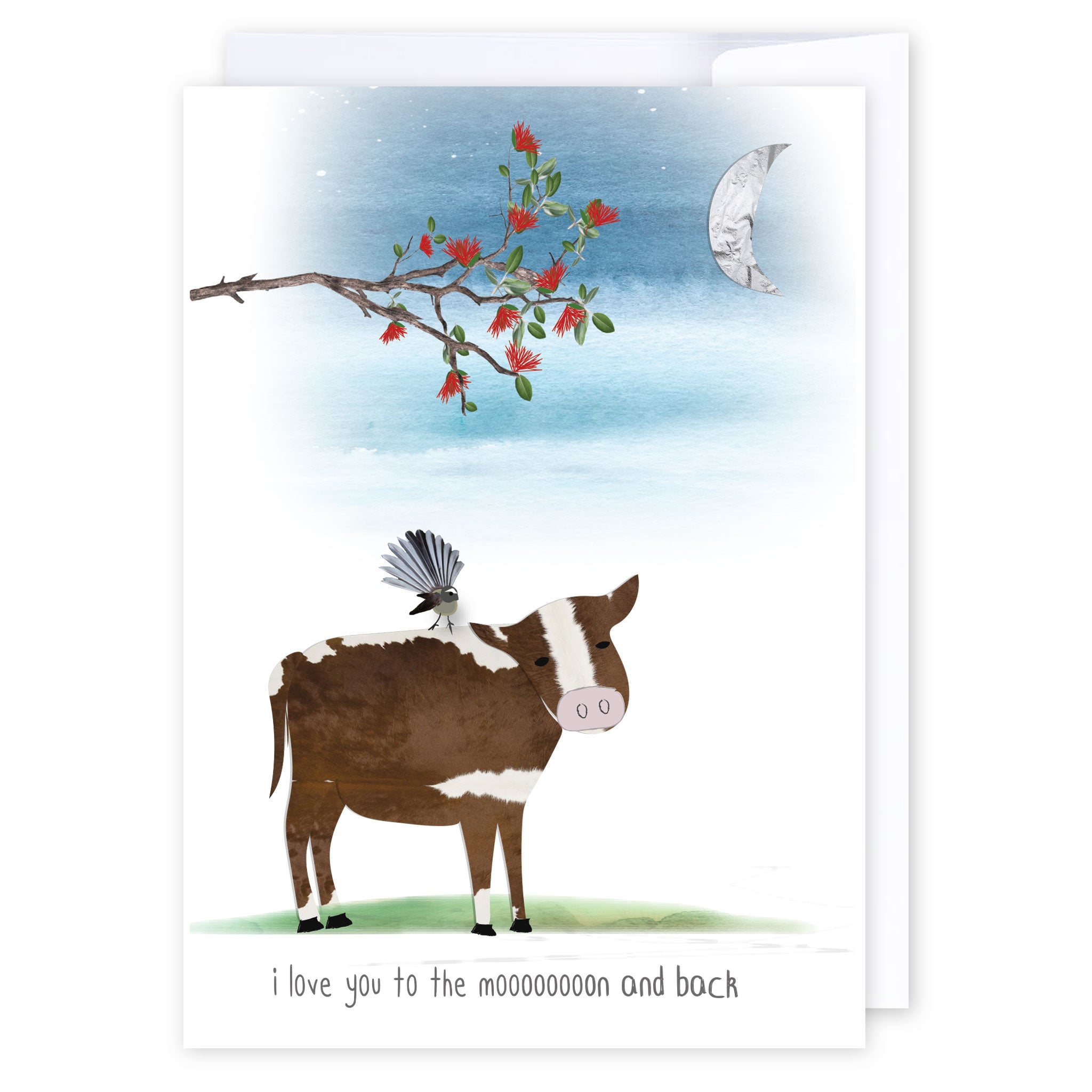 To the moon and back cow