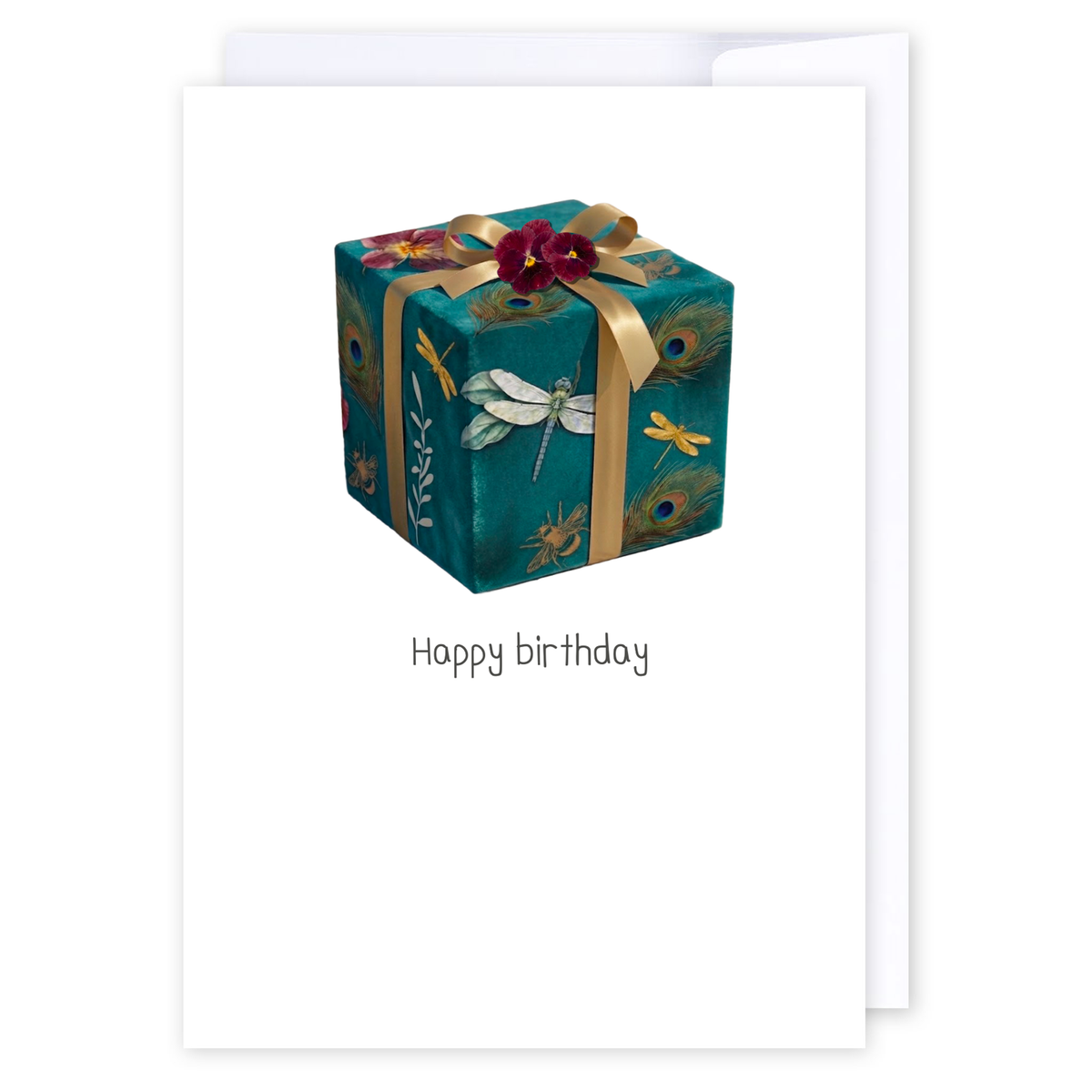 Happy birthday dragonfly present