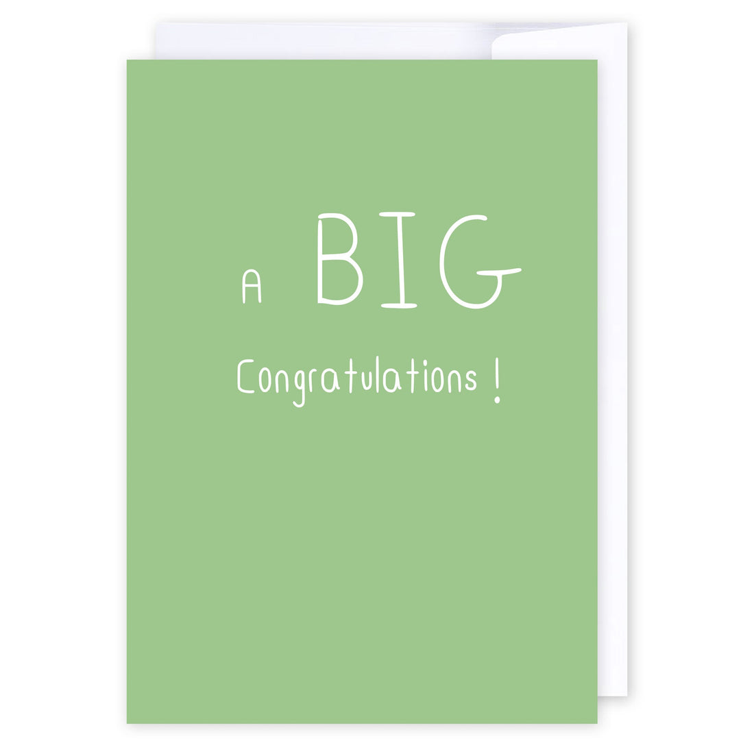 A BIG Congratulations: NZ Made Greeting Card, Congratulations, New, by Icandy Design Ltd