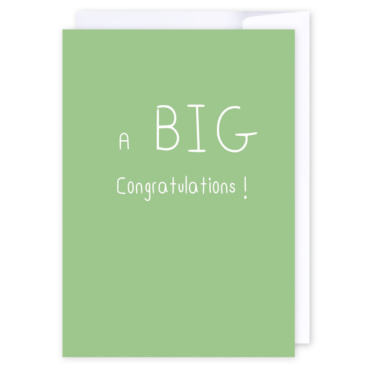 A BIG Congratulations: NZ Made Greeting Card, Congratulations, New, by Icandy Design Ltd