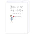 All of my tomorrows: NZ Made Greeting Card, Love, , by Icandy Design Ltd
