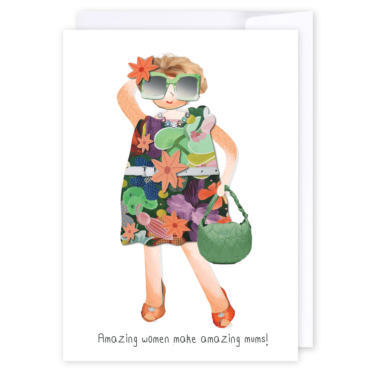 Amazing women make amazing mums: NZ Made Greeting Card, Hilda &amp; Co., Mother&