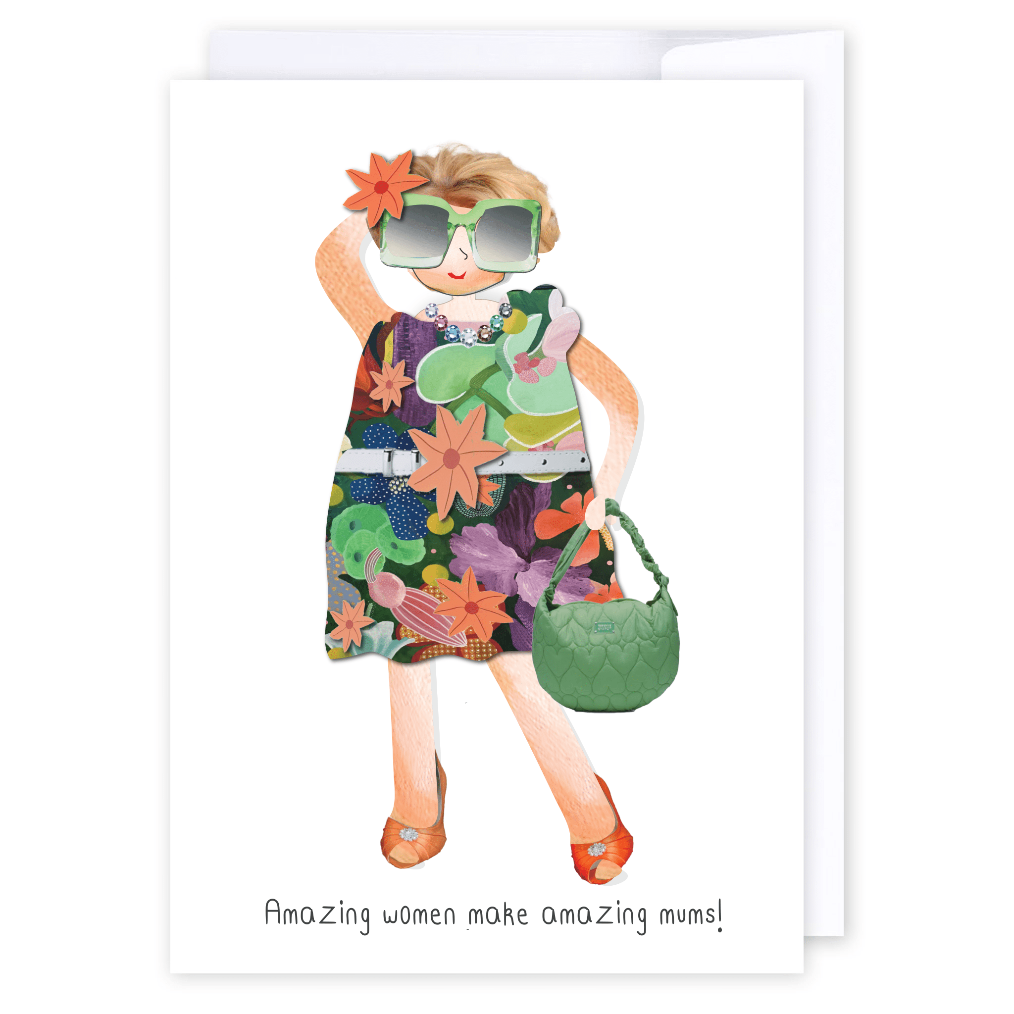 Amazing women make amazing mums: NZ Made Greeting Card, Hilda &amp; Co., Mother&