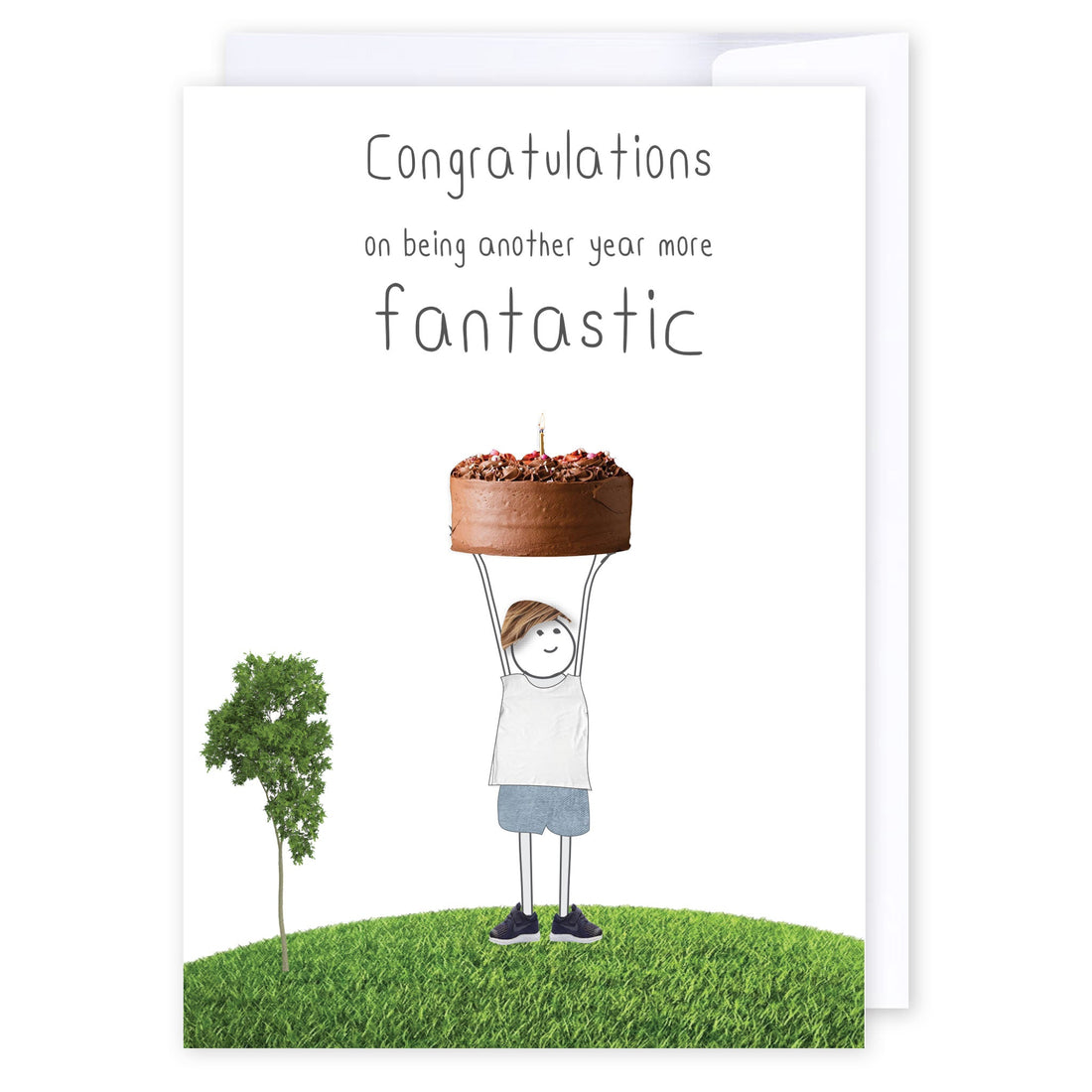 Another year more fantastic: NZ Made Greeting Card, Birthday, For Him, by Icandy Design Ltd