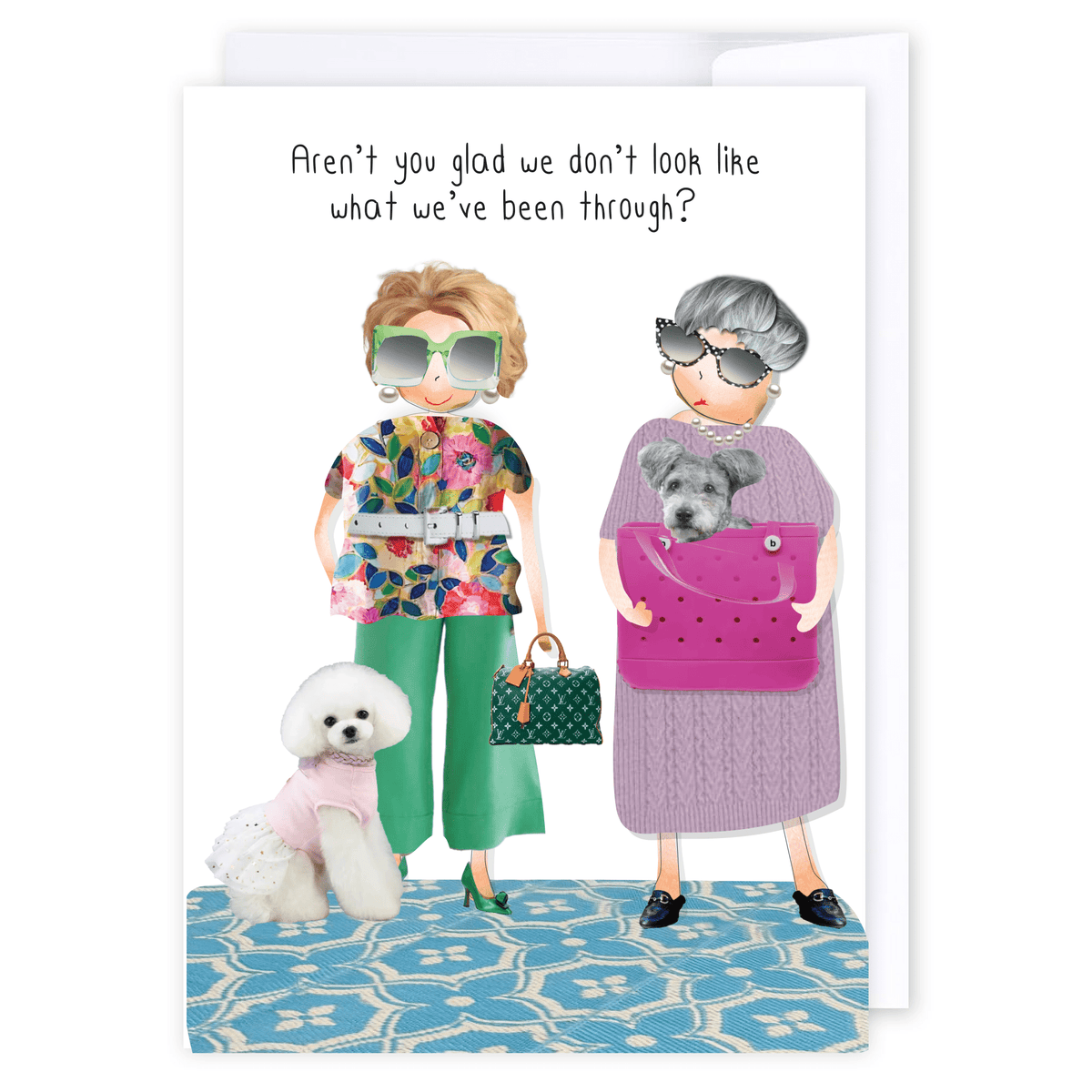Aren't you glad: NZ Made Greeting Card, Birthday, For Her, Fun by iCandy Publishing