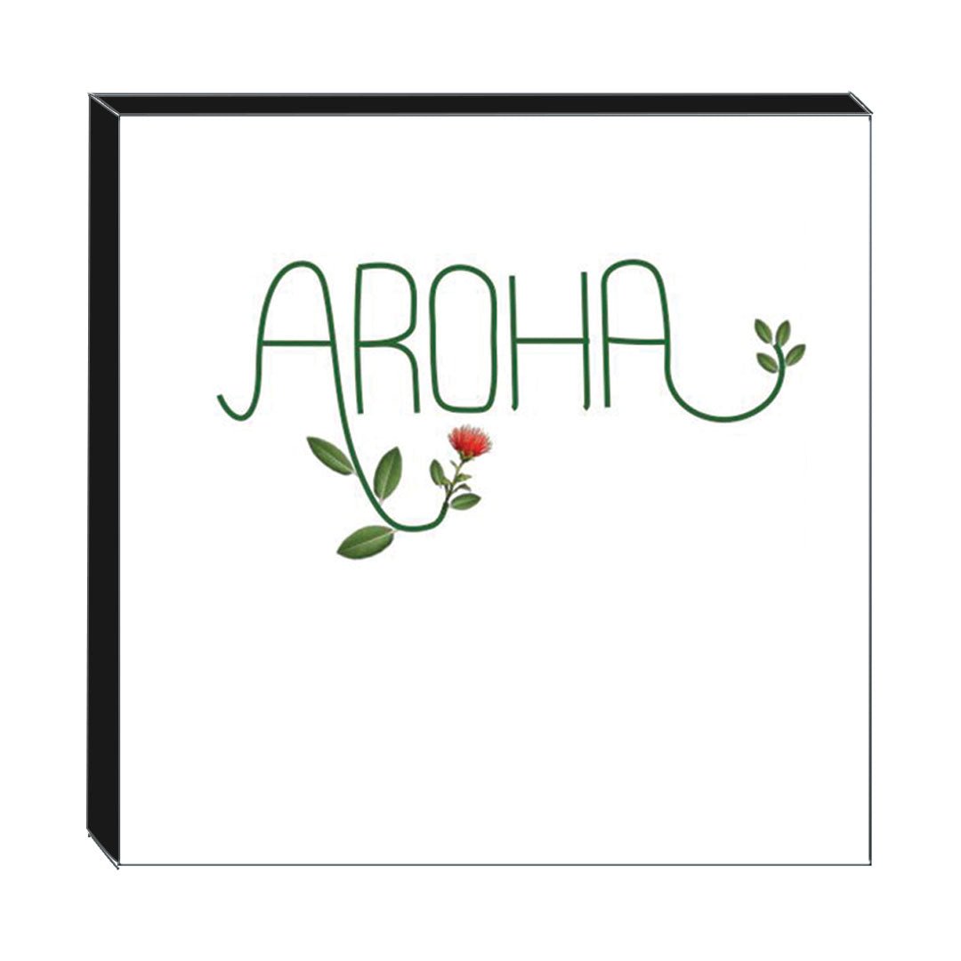 Art Block - Aroha Pohutukawa: NZ Made Greeting Card, , , by Icandy Design Ltd