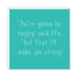 Art Block - Be Happy: NZ Made Greeting Card, , , by Icandy Design Ltd