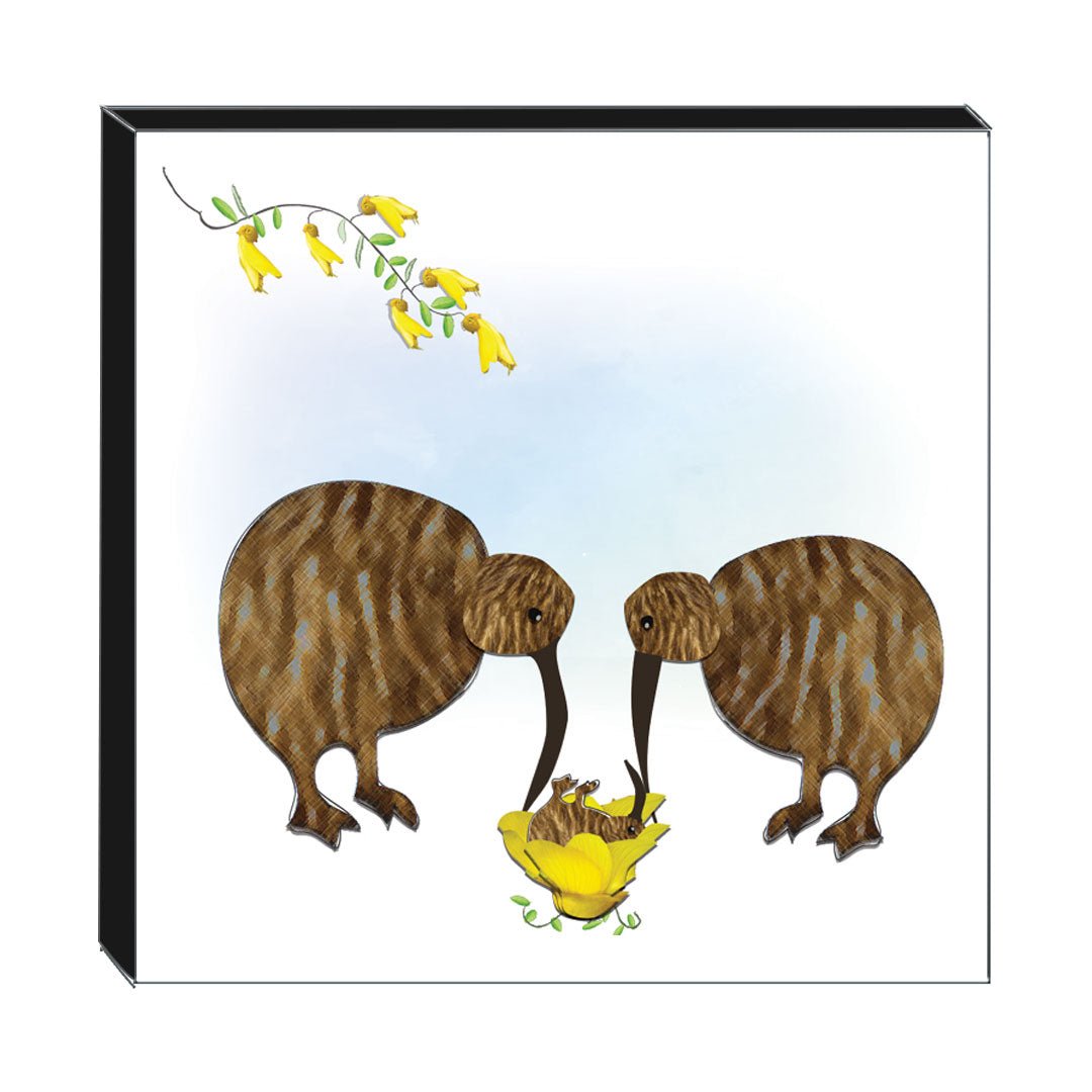 Art Block - Brand New Kiwi: NZ Made Greeting Card, , , by Icandy Design Ltd