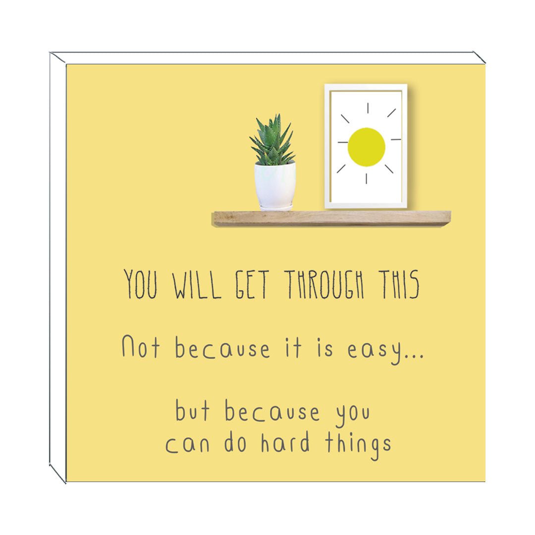 Art Block - Hard Things: NZ Made Greeting Card, , , by Icandy Design Ltd