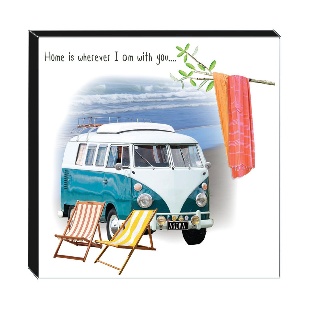 Art Block - Home Is Where: NZ Made Greeting Card, , , by Icandy Design Ltd