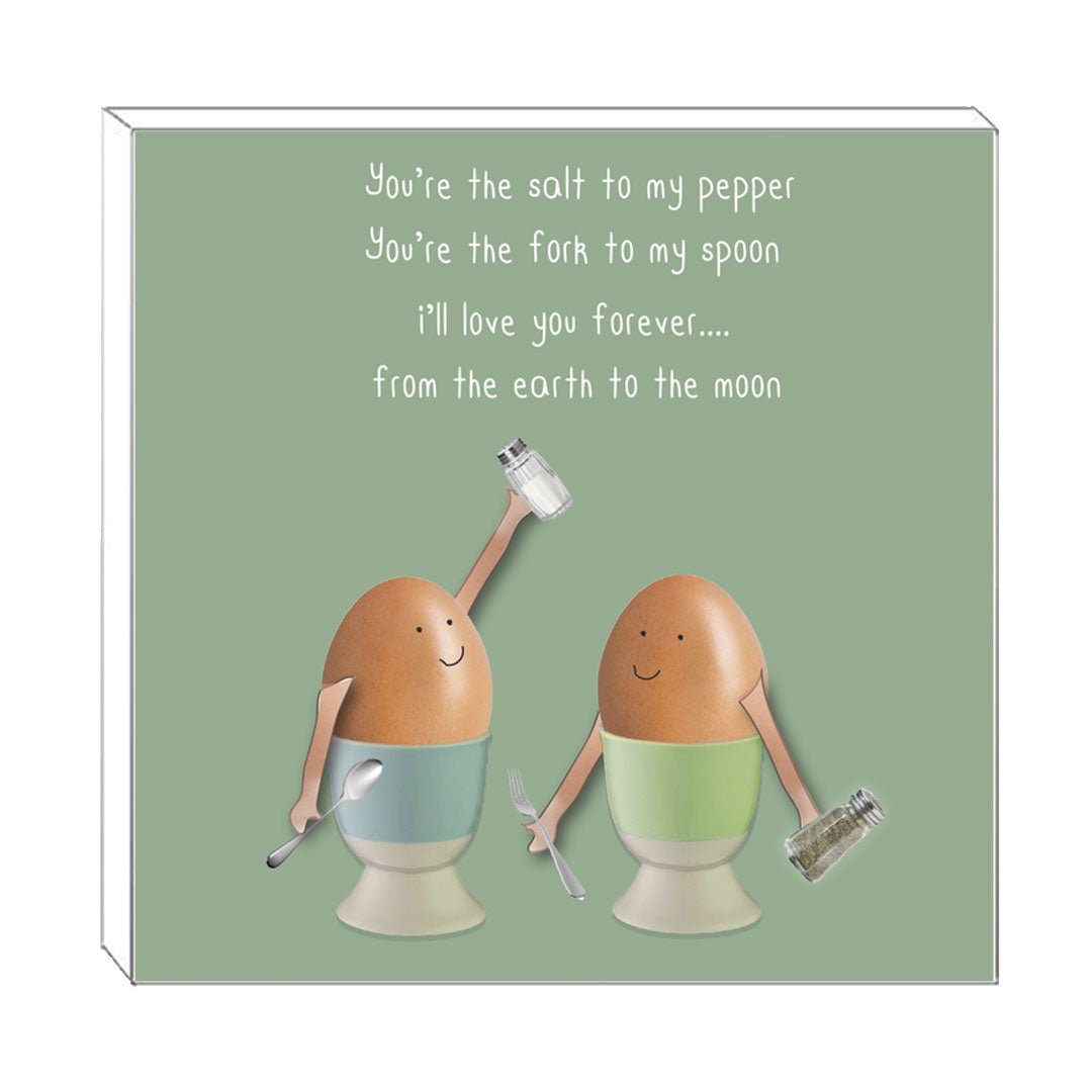 Art Block - Salt To My Pepper: NZ Made Greeting Card, , , by Icandy Design Ltd