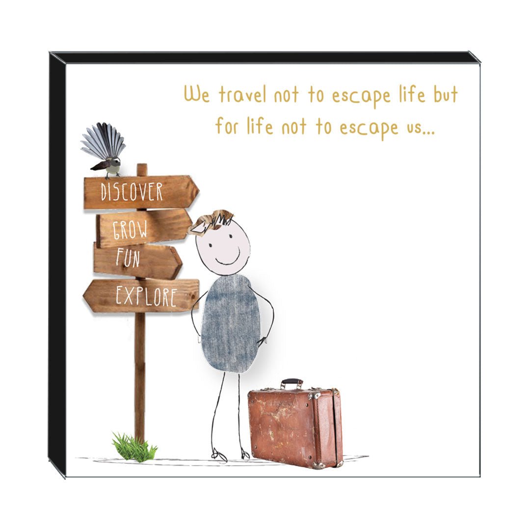 Art Block - Travel: NZ Made Greeting Card, , , by Icandy Design Ltd