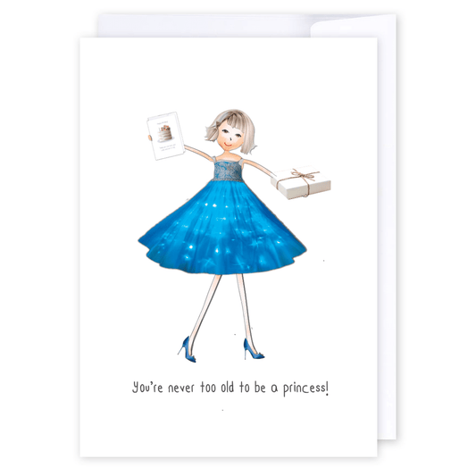 Be a princess: NZ Made Greeting Card, Best sellers, Birthday, For Her by iCandy Publishing