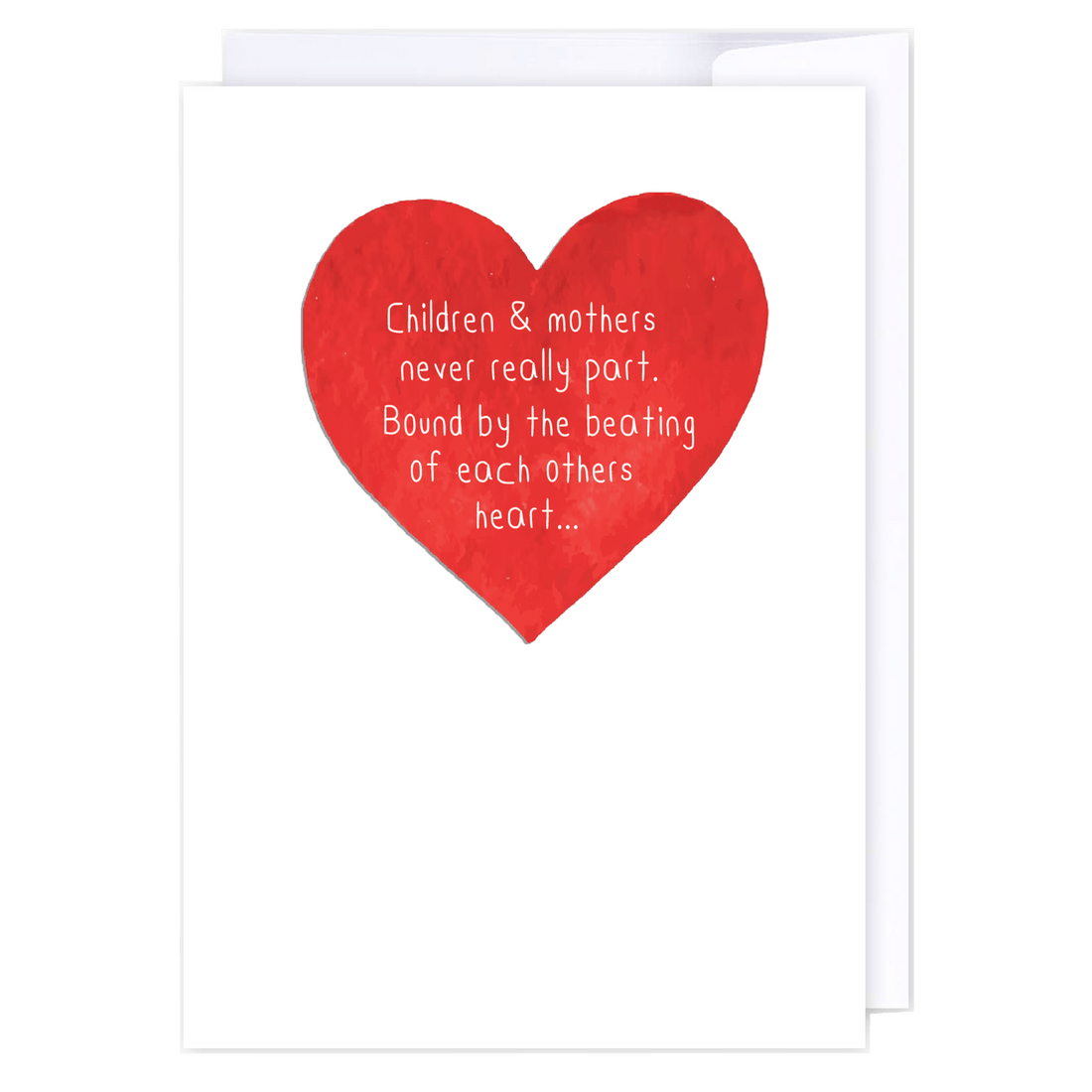 Beating heart: NZ Made Greeting Card, Mums, , by icandy Design Ltd