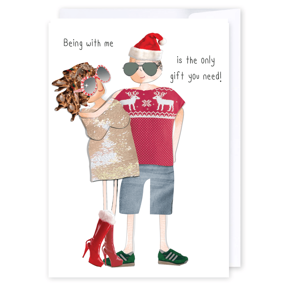 Being with Me: NZ Made Greeting Card, Christmas, Hilda & Co., New by iCandy Publishing