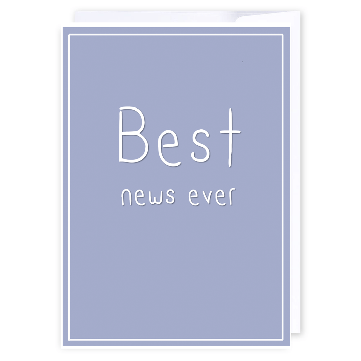 Best News Ever: NZ Made Greeting Card, Congratulations, Lisa's letters, New by iCandy Publishing