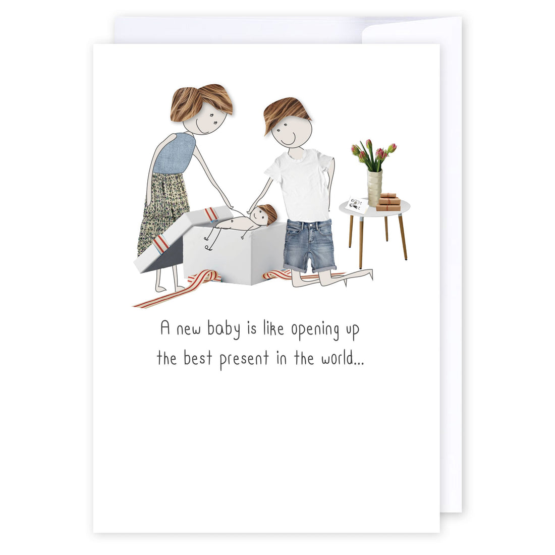 Best present in the world: NZ Made Greeting Card, Baby, Clearance, by Icandy Design Ltd